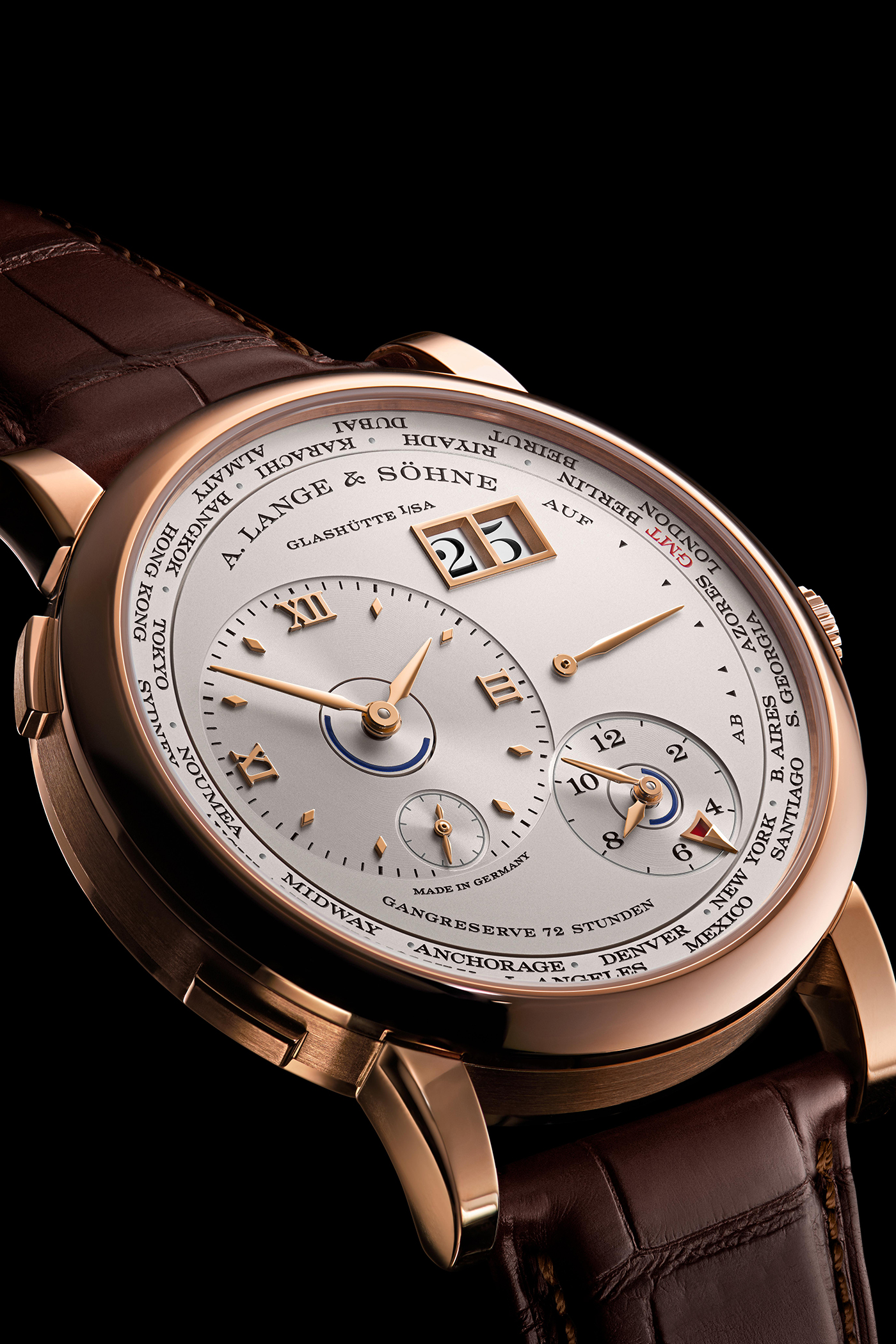 A. Lange & Söhne Updates Lange 1 Time Zone With New Manufacture Movement Watch Releases 