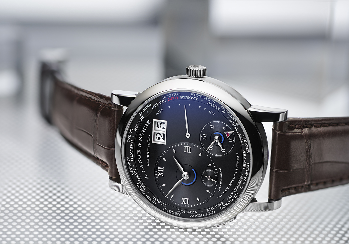 A. Lange & Söhne Updates Lange 1 Time Zone With New Manufacture Movement Watch Releases 