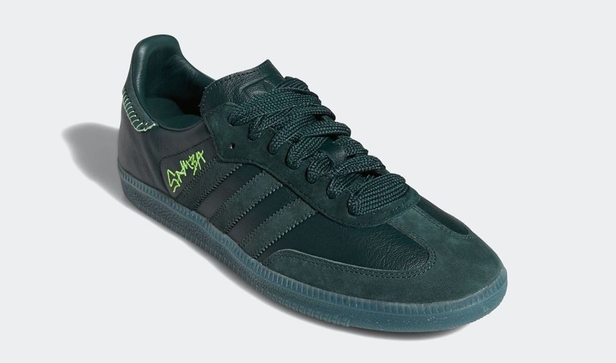 Jonah Hill x Adidas Samba 'Green' FW7458 Front