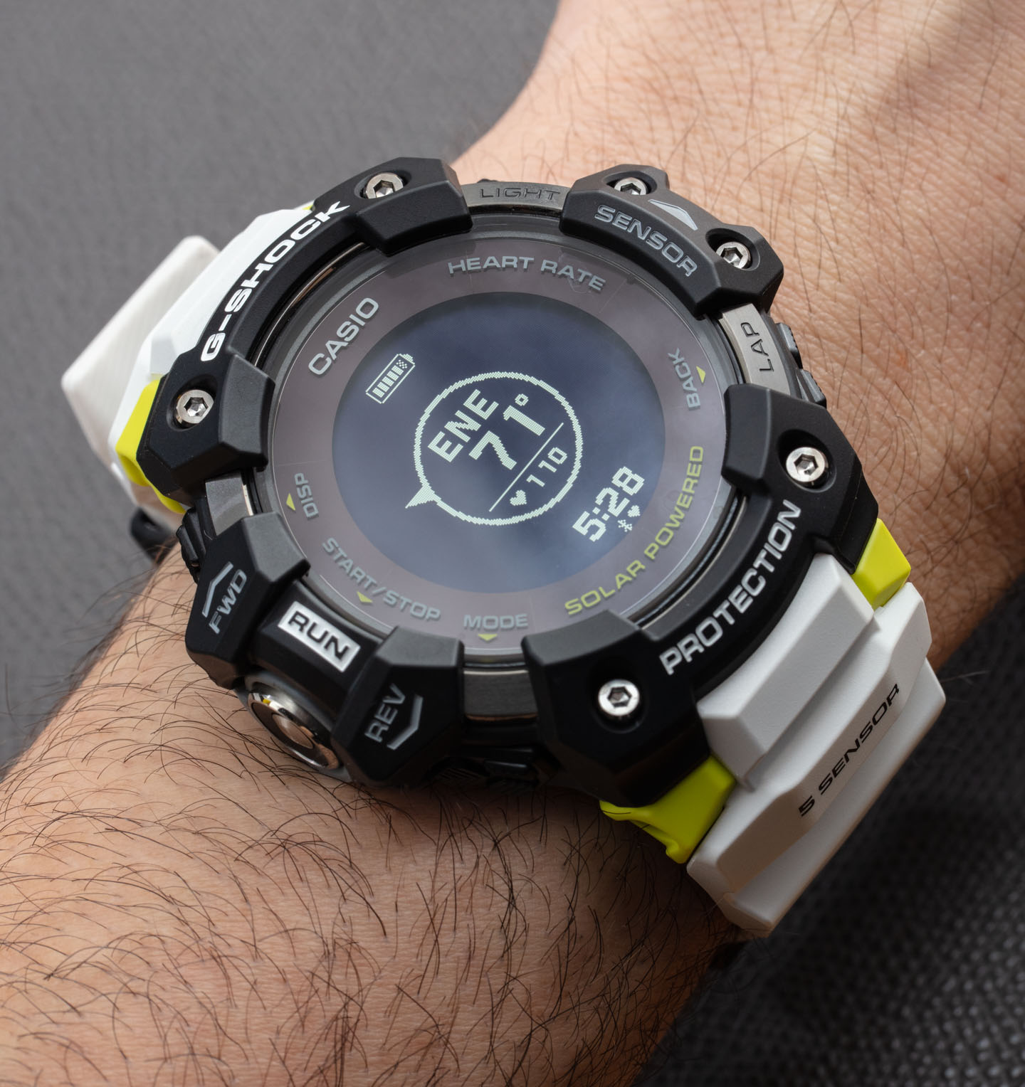 Watch Review: Casio G-Shock Move GBD-H1000 GPS Heart-Rate Monitor Wrist Time Reviews 