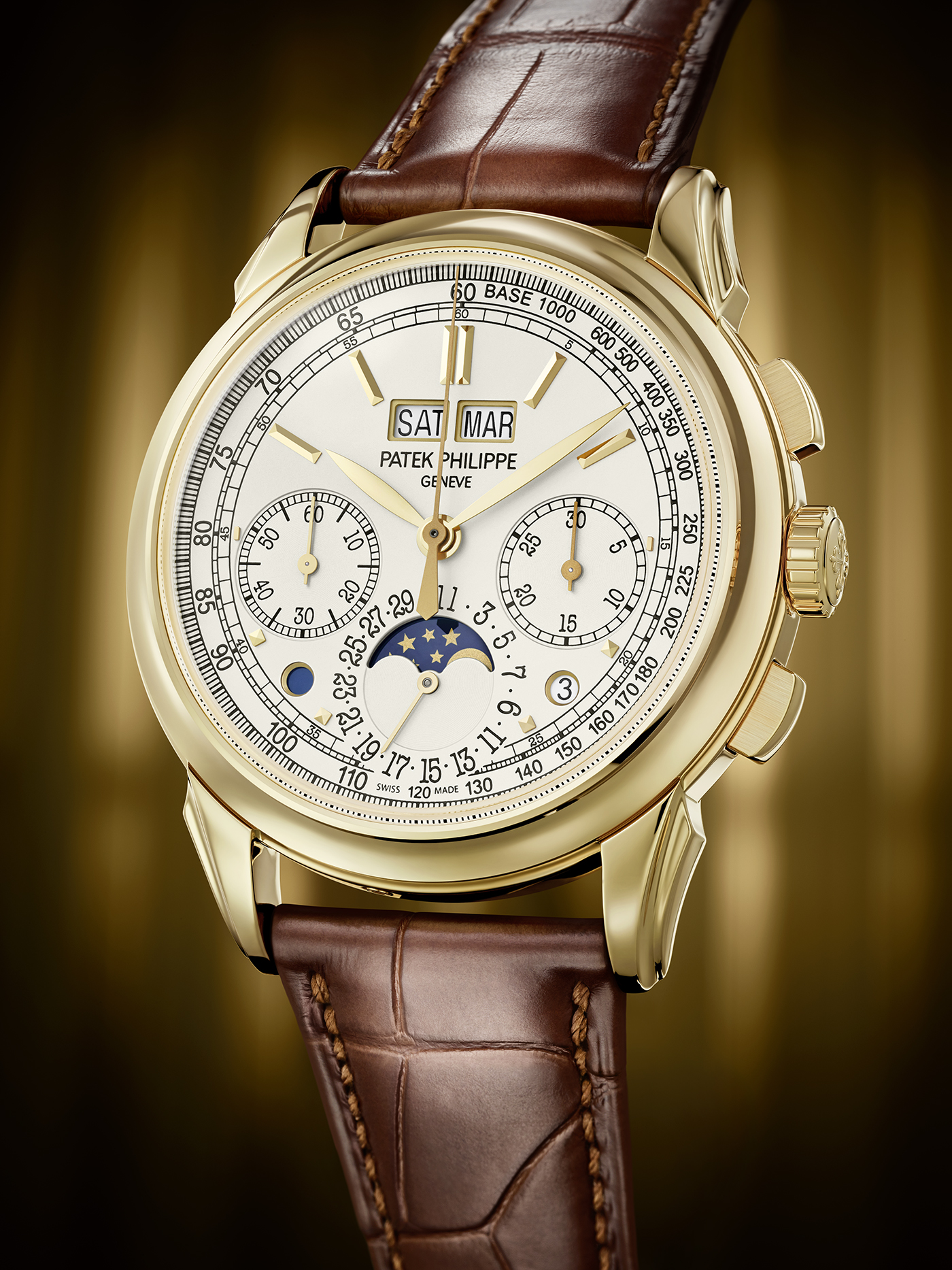 Patek Philippe Debuts New Yellow Gold Ref. 5270J-001 Perpetual Calendar Chronograph Watch Releases 