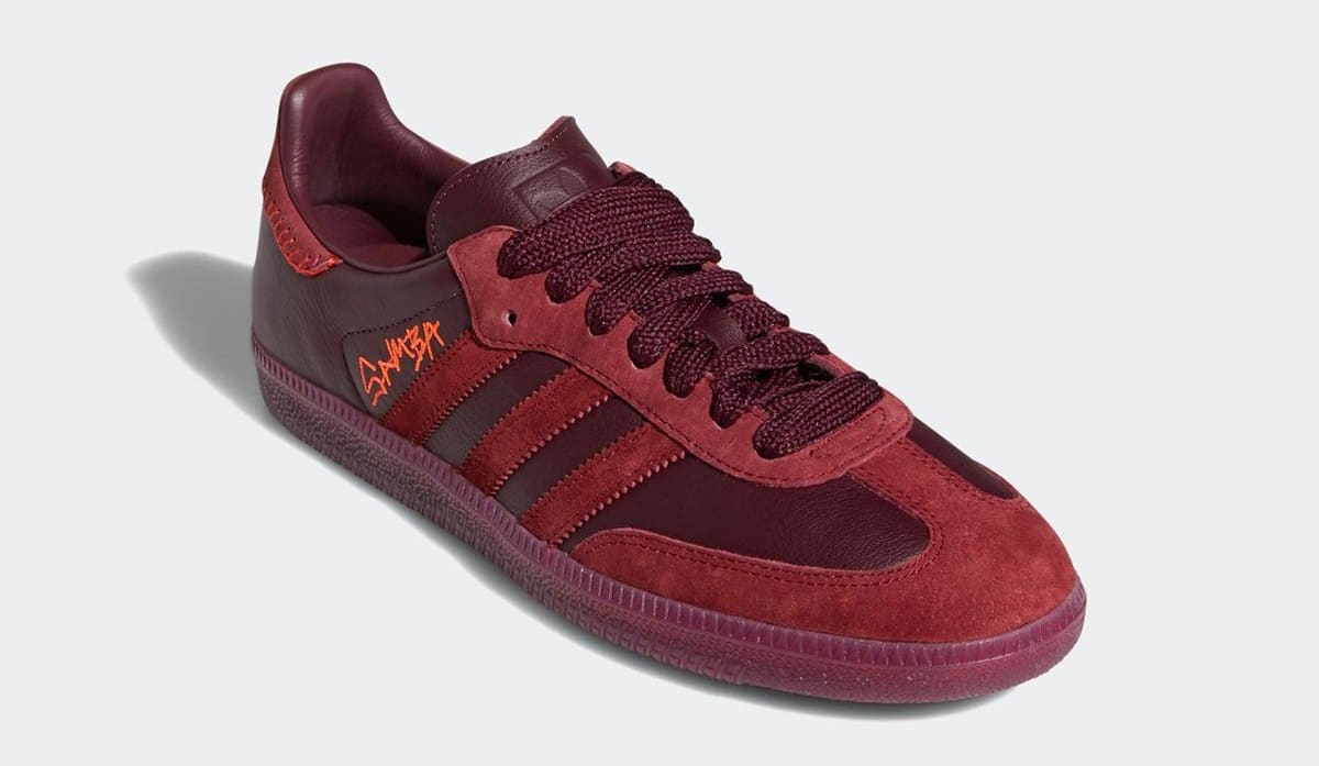 Jonah Hill x Adidas Samba 'Burgundy' FW7456 Front