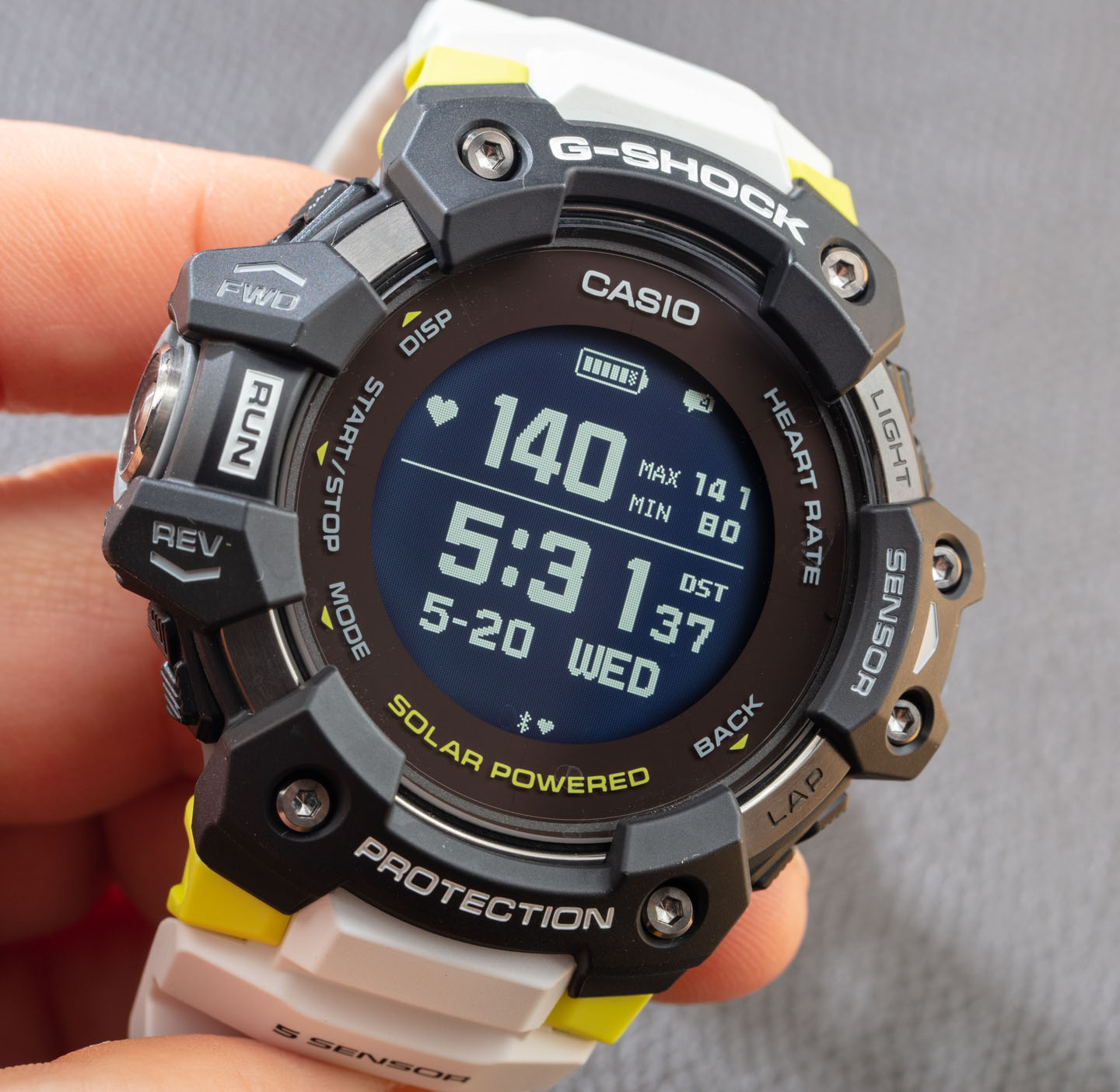 Watch Review: Casio G-Shock Move GBD-H1000 GPS Heart-Rate Monitor Wrist Time Reviews 