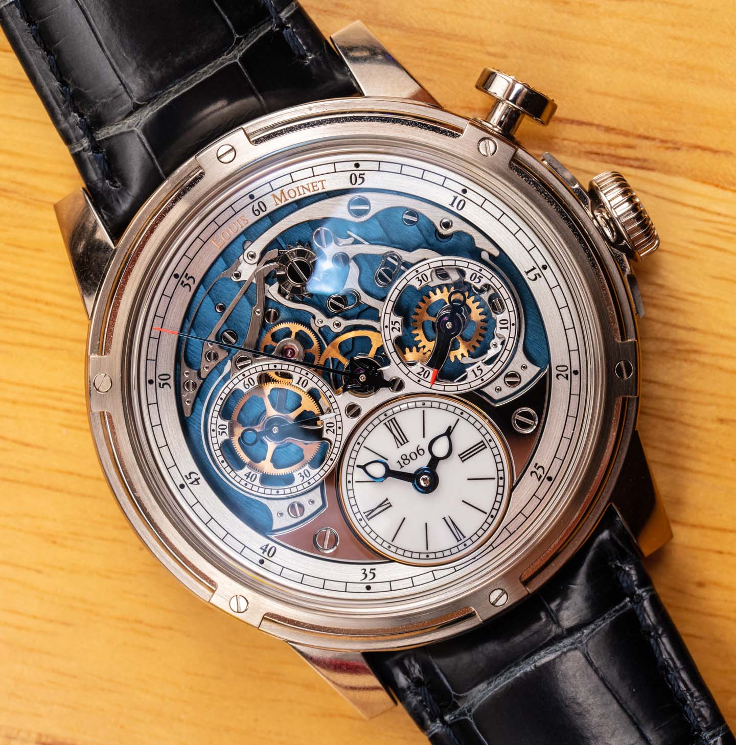 Watch Review: Louis Moinet Memoris Chronograph Wrist Time Reviews 