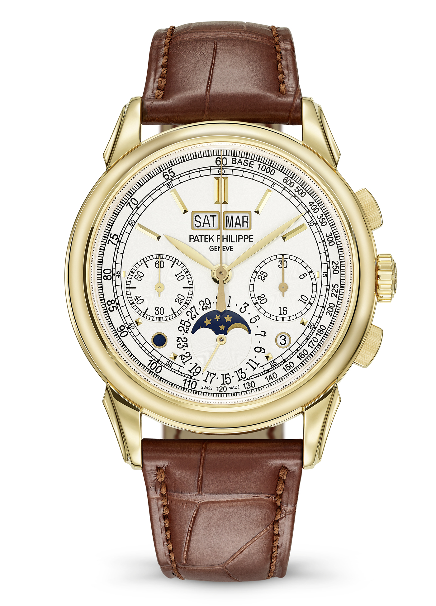 Patek Philippe Debuts New Yellow Gold Ref. 5270J-001 Perpetual Calendar Chronograph Watch Releases 