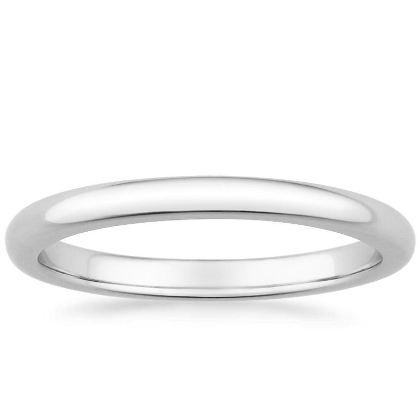 2mm comfort fit wedding band