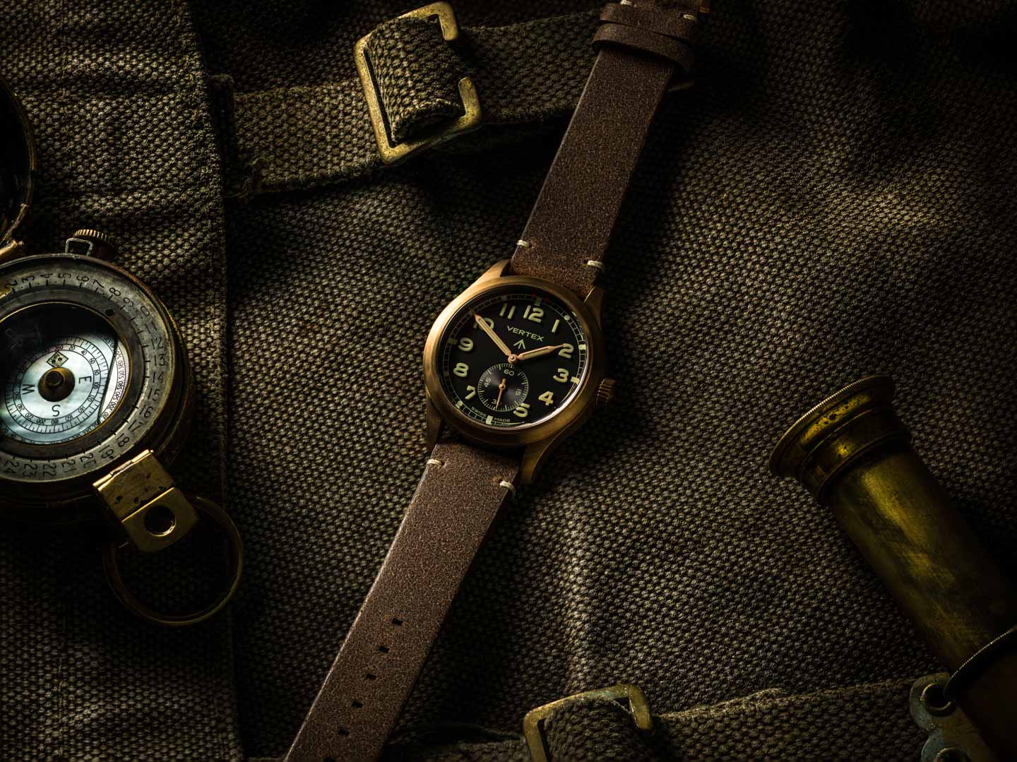 Vertex Bronze 75 Edition Watch Celebrates The End Of World War II Watch Releases 