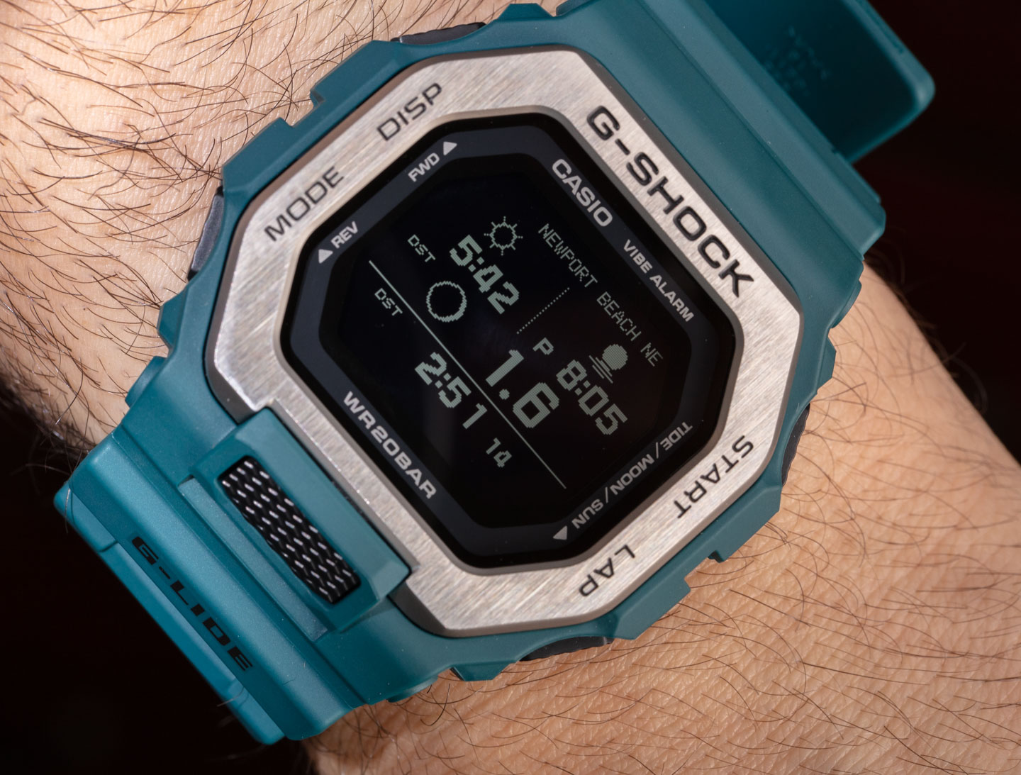 Hands-On: Casio G-Shock G-Lide GBX100-2 Tide Chart Watch Casio Hands-On 