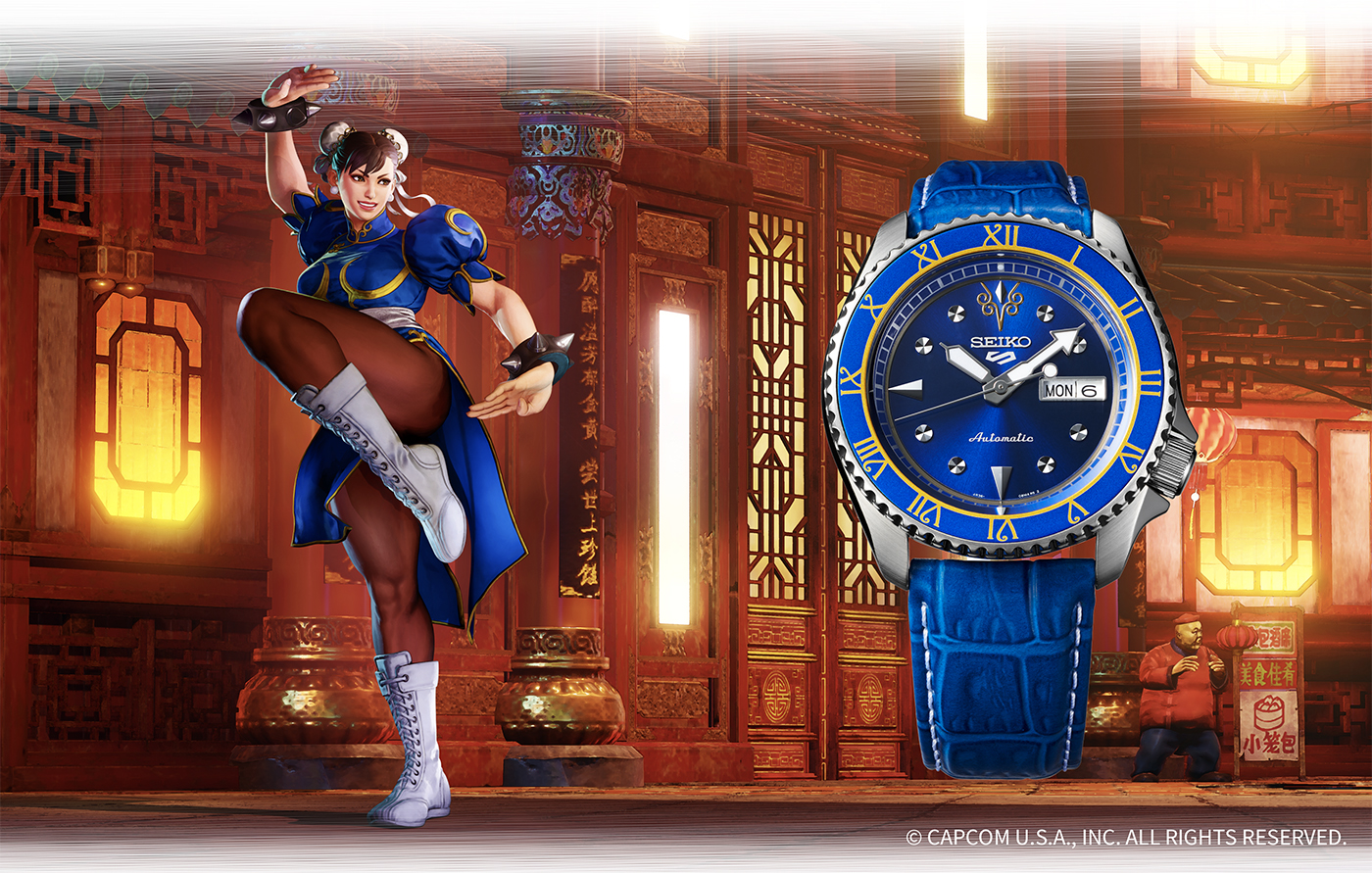 Seiko Partners With “Street Fighter” Series For Six Limited-Edition Seiko 5 Models Watch Releases 