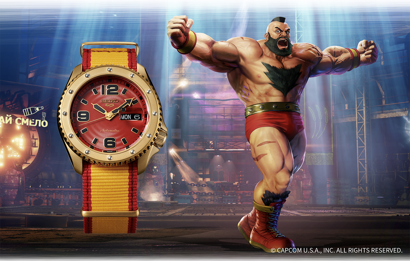 Seiko Partners With “Street Fighter” Series For Six Limited-Edition Seiko 5 Models Watch Releases 