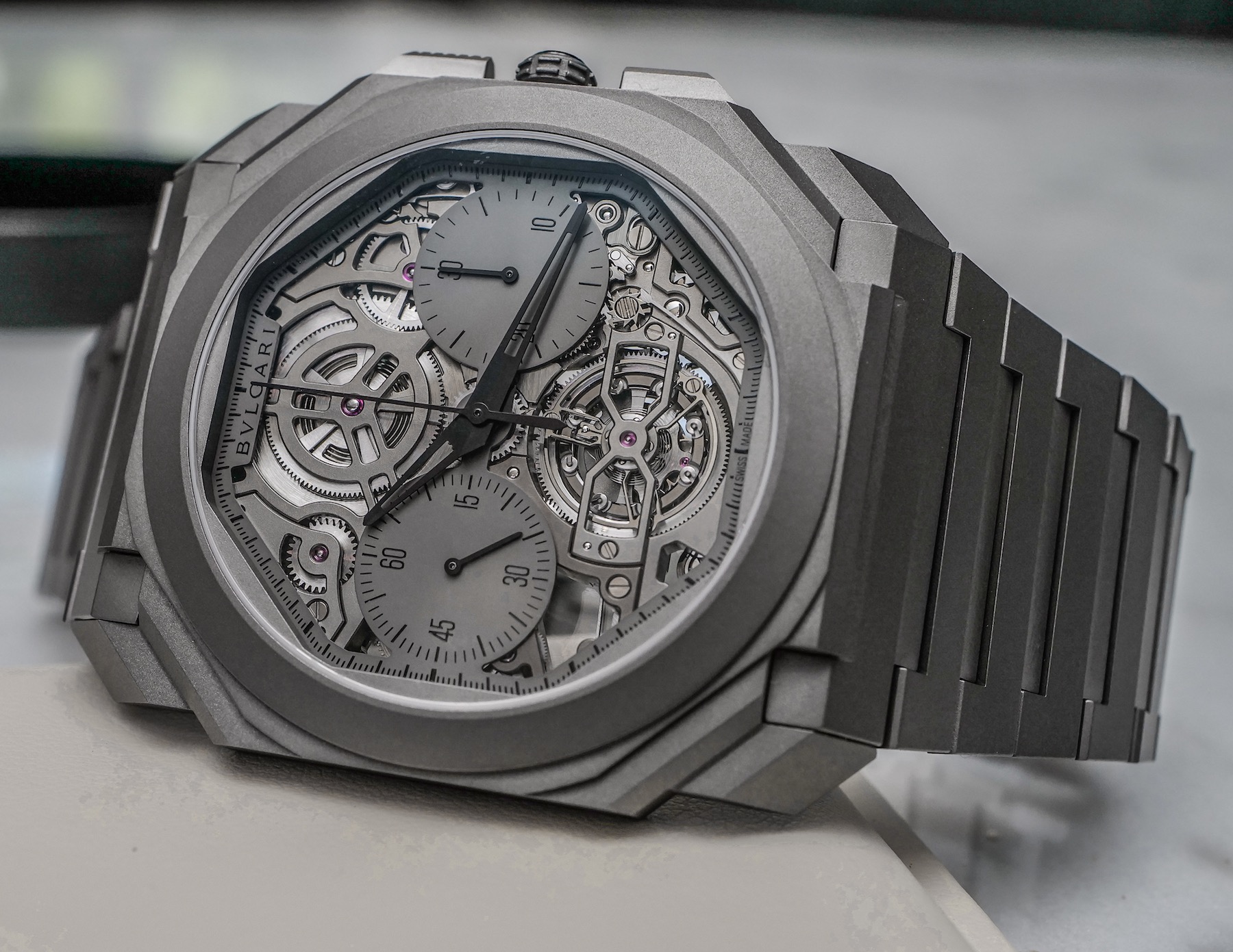 Hands-On: Bulgari Octo Finissimo Tourbillon Chronograph Skeleton Automatic Watch Hands-On 