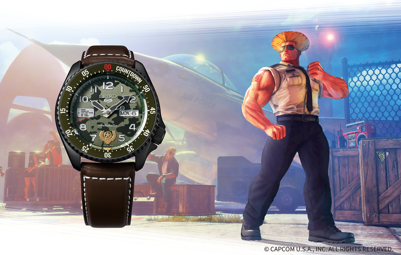 Seiko Partners With “Street Fighter” Series For Six Limited-Edition Seiko 5 Models Watch Releases 