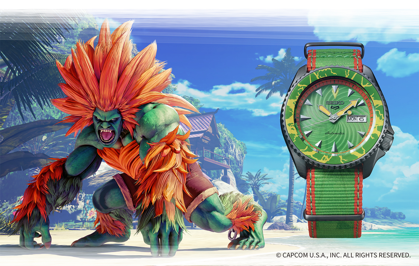 Seiko Partners With “Street Fighter” Series For Six Limited-Edition Seiko 5 Models Watch Releases 