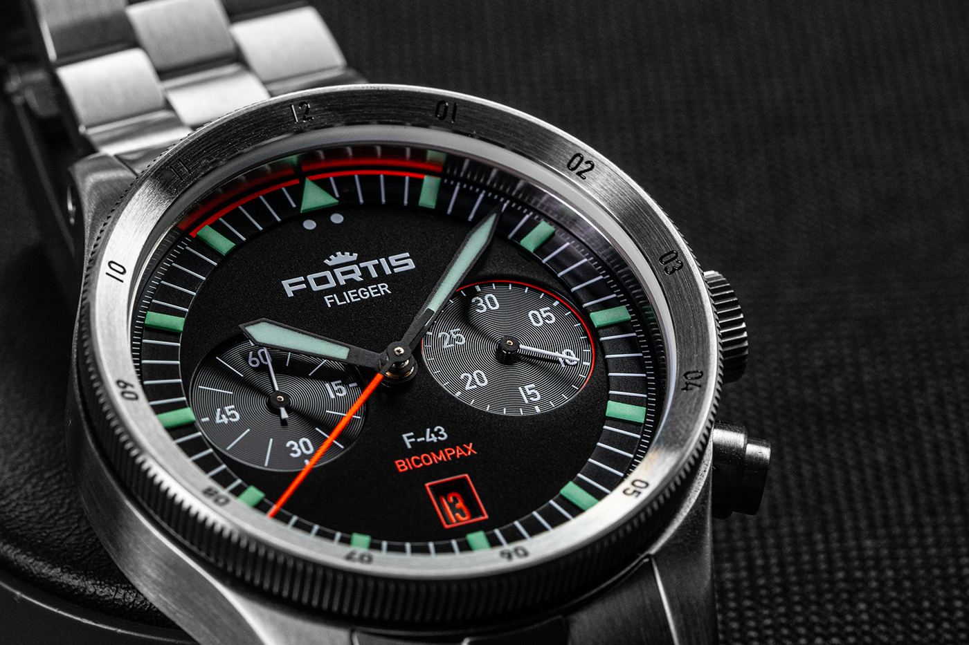 Fortis Announces Flieger F-43 Bicompax Chronograph Watch Releases 