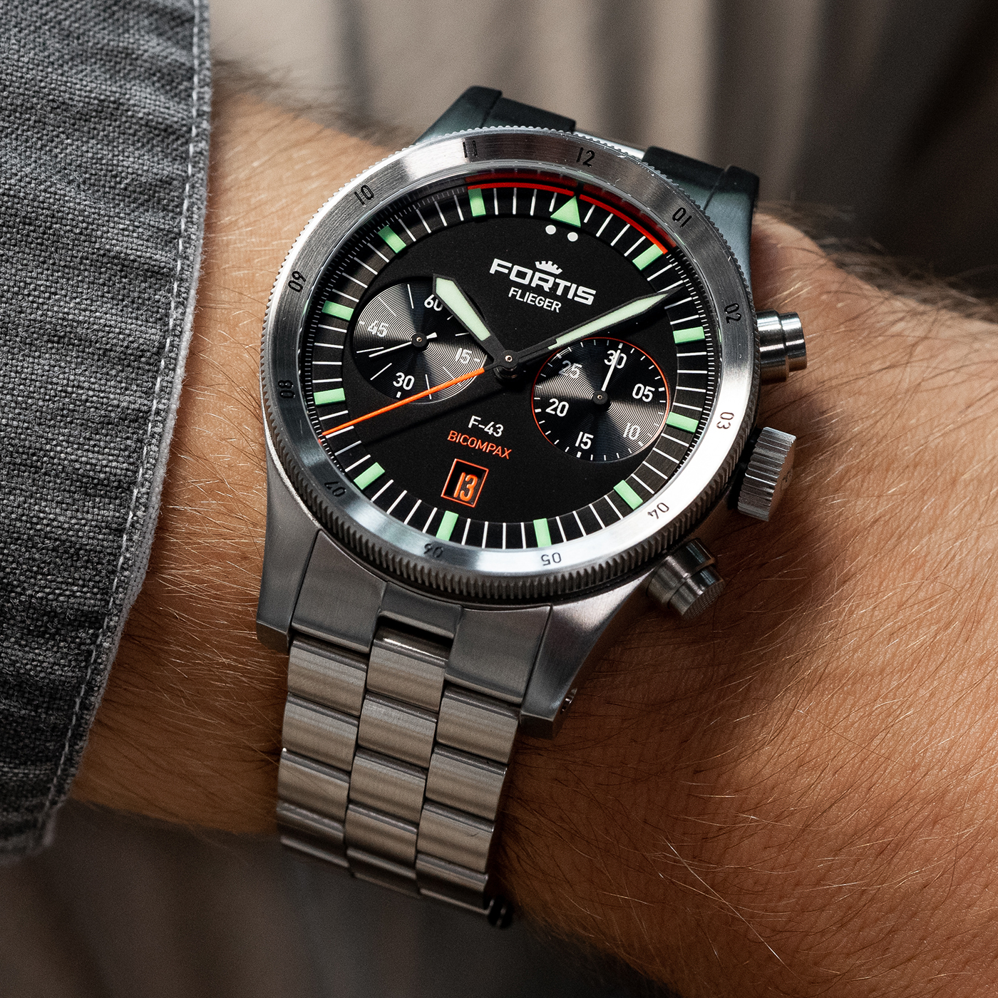 Fortis Announces Flieger F-43 Bicompax Chronograph Watch Releases 