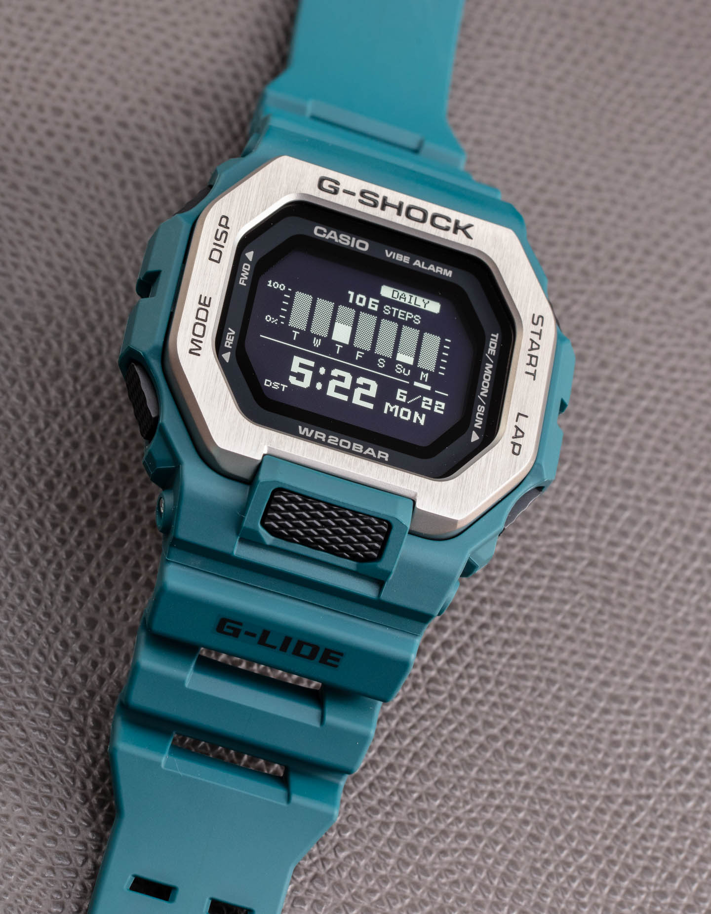 Hands-On: Casio G-Shock G-Lide GBX100-2 Tide Chart Watch Casio Hands-On 