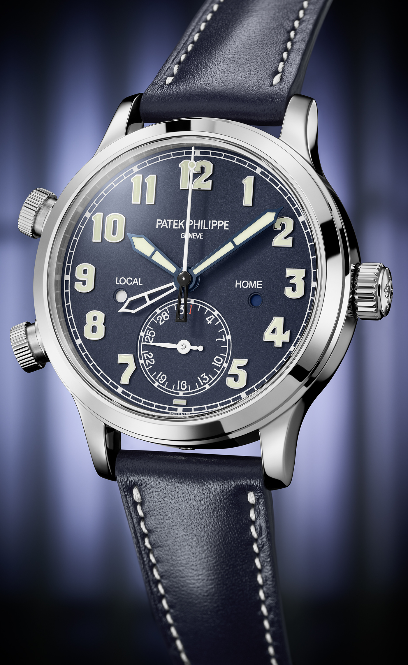 Patek Philippe Debuts Midsize Ref. 7234G-001 Calatrava Pilot Travel Time Watch In White Gold Watch Releases 