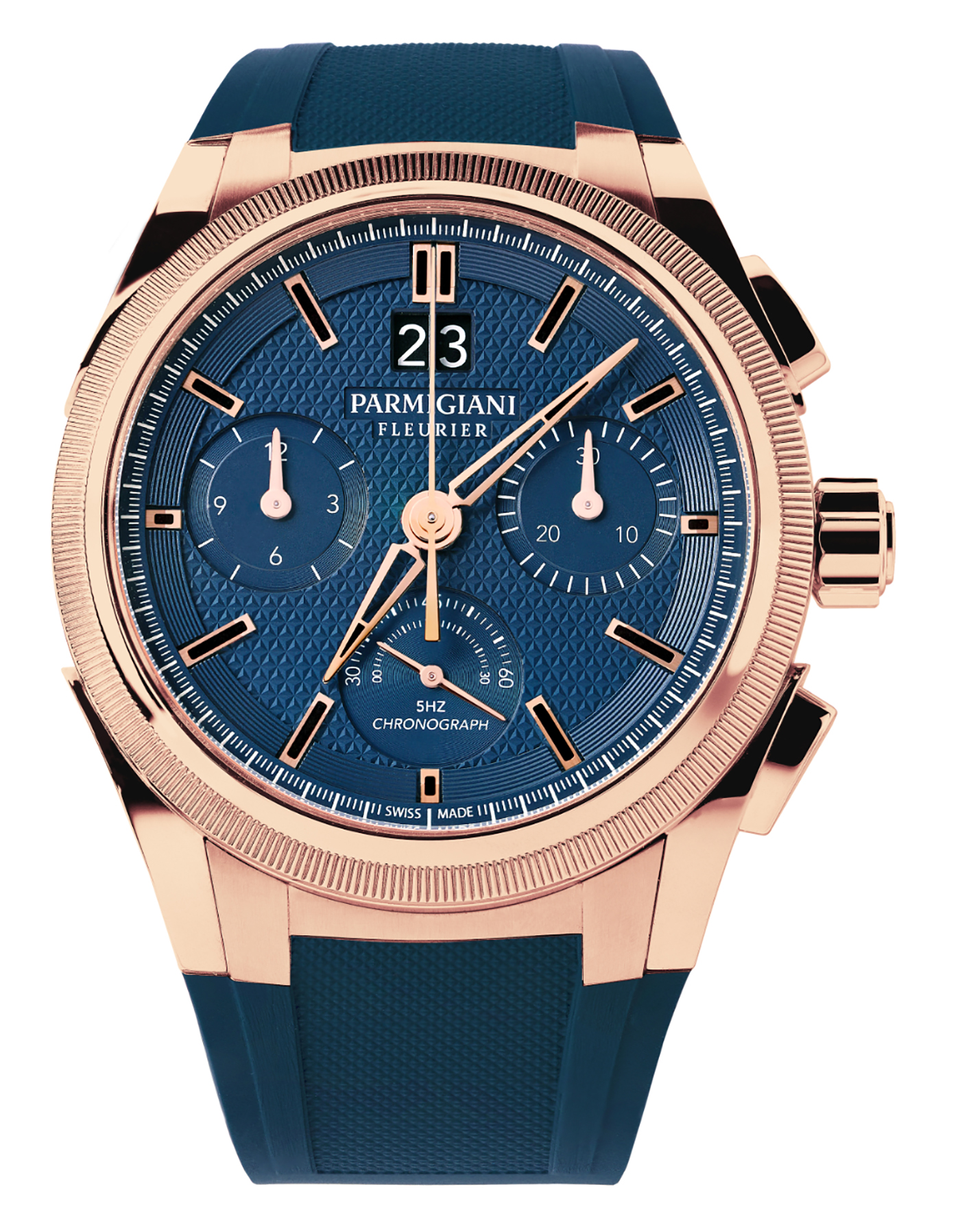 Parmigiani Debuts Tondagraph GT Rose Gold Blue Watch Releases 