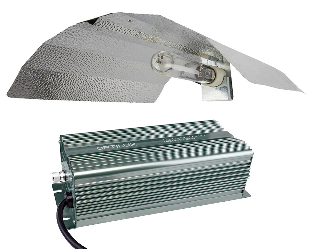 Traditional HPS grow light, ballast, reflector and lamp