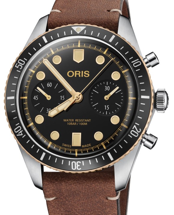 Oris Divers Sixty-Five Chronograph Watch First Look 