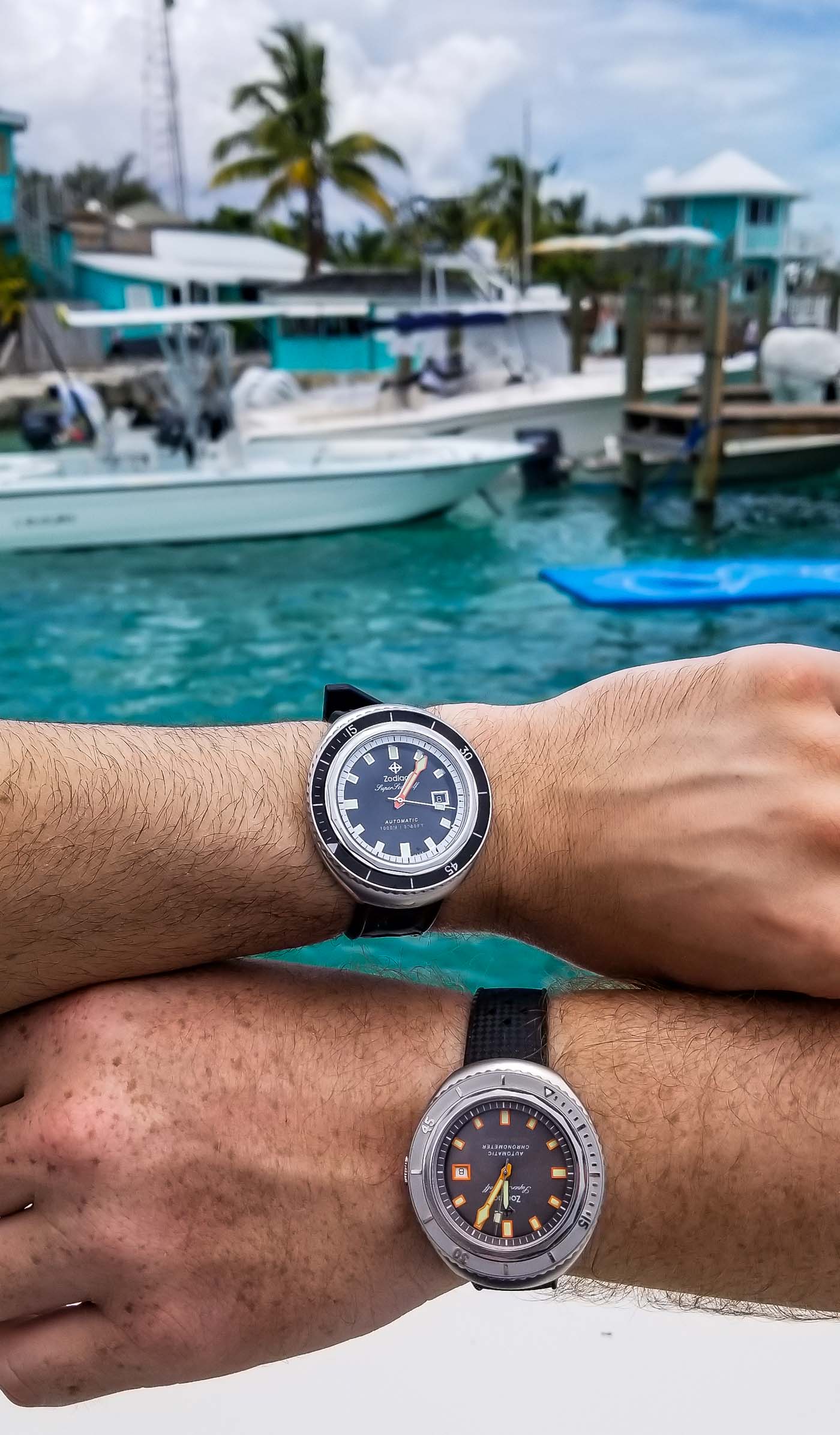 Zodiac Sea Wolf Watches Out To Play With aBlogtoWatch In The Bahamas Featured Articles Features 