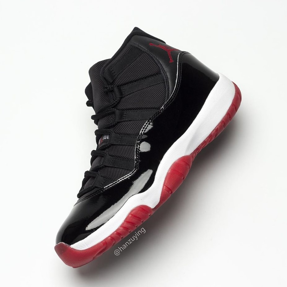 Air Jordan 11 XI Bred 2019 Release Date 378037-061 Left Side