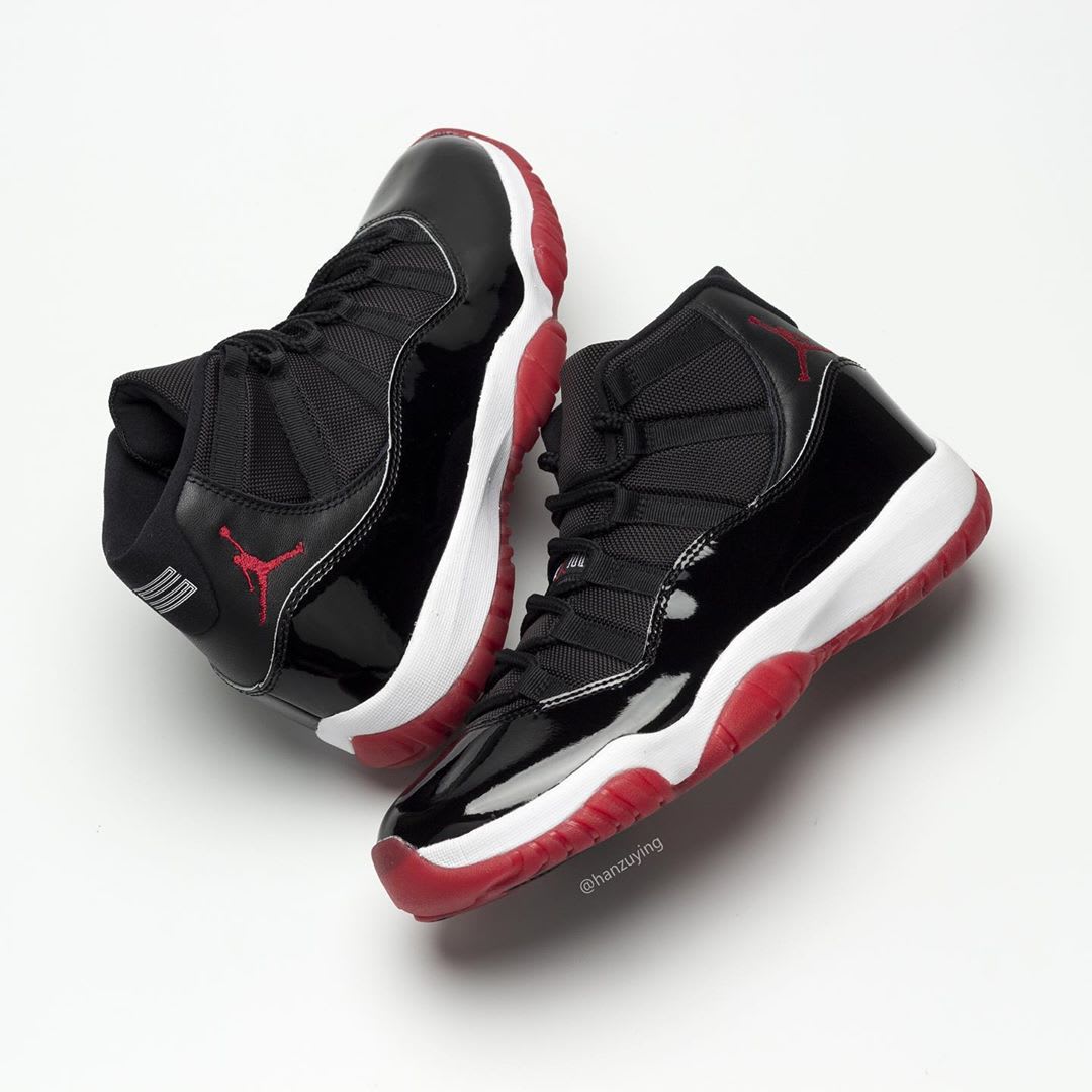 Air Jordan 11 XI Bred 2019 Release Date 378037-061 Heel Profile