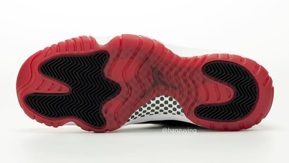 Air Jordan 11 XI Bred 2019 Release Date 378037-061 Sole