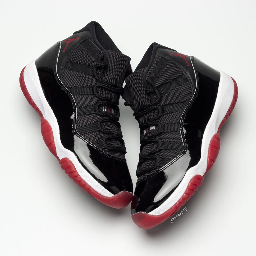 Air Jordan 11 XI Bred 2019 Release Date 378037-061 Sides