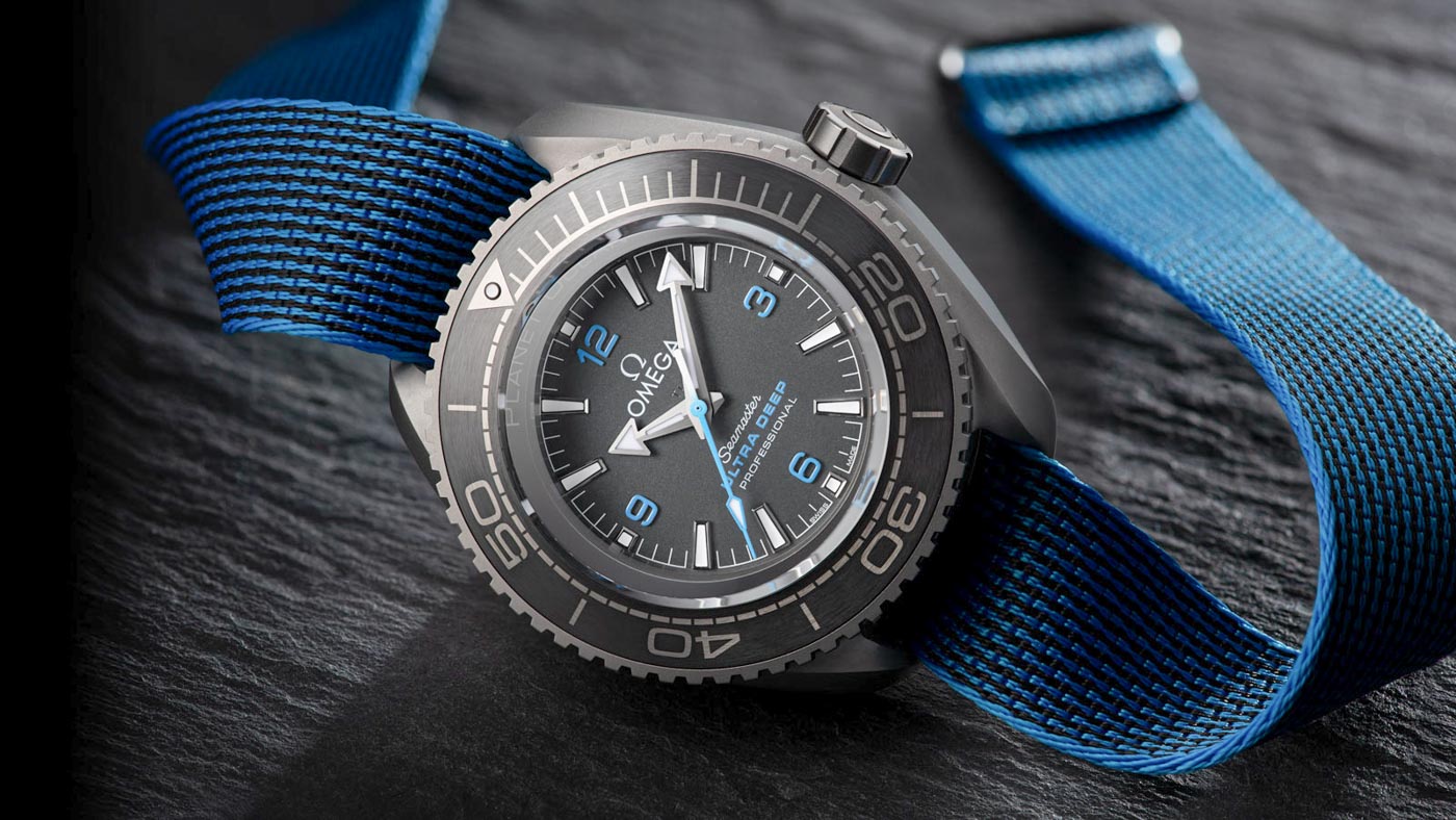 The Omega Seamaster Planet Ocean Ultra Deep Professional Watch At Record Depths In The Mariana Trench Omega Seamaster 