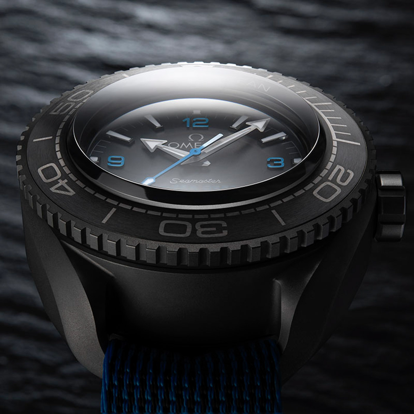 The Omega Seamaster Planet Ocean Ultra Deep Professional Watch At Record Depths In The Mariana Trench Omega Seamaster 