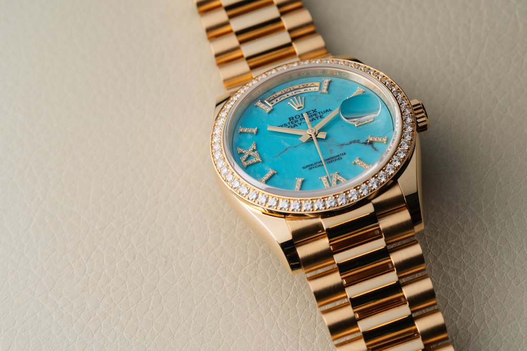 Turquoise Timepieces: Rolex Day-Date 36