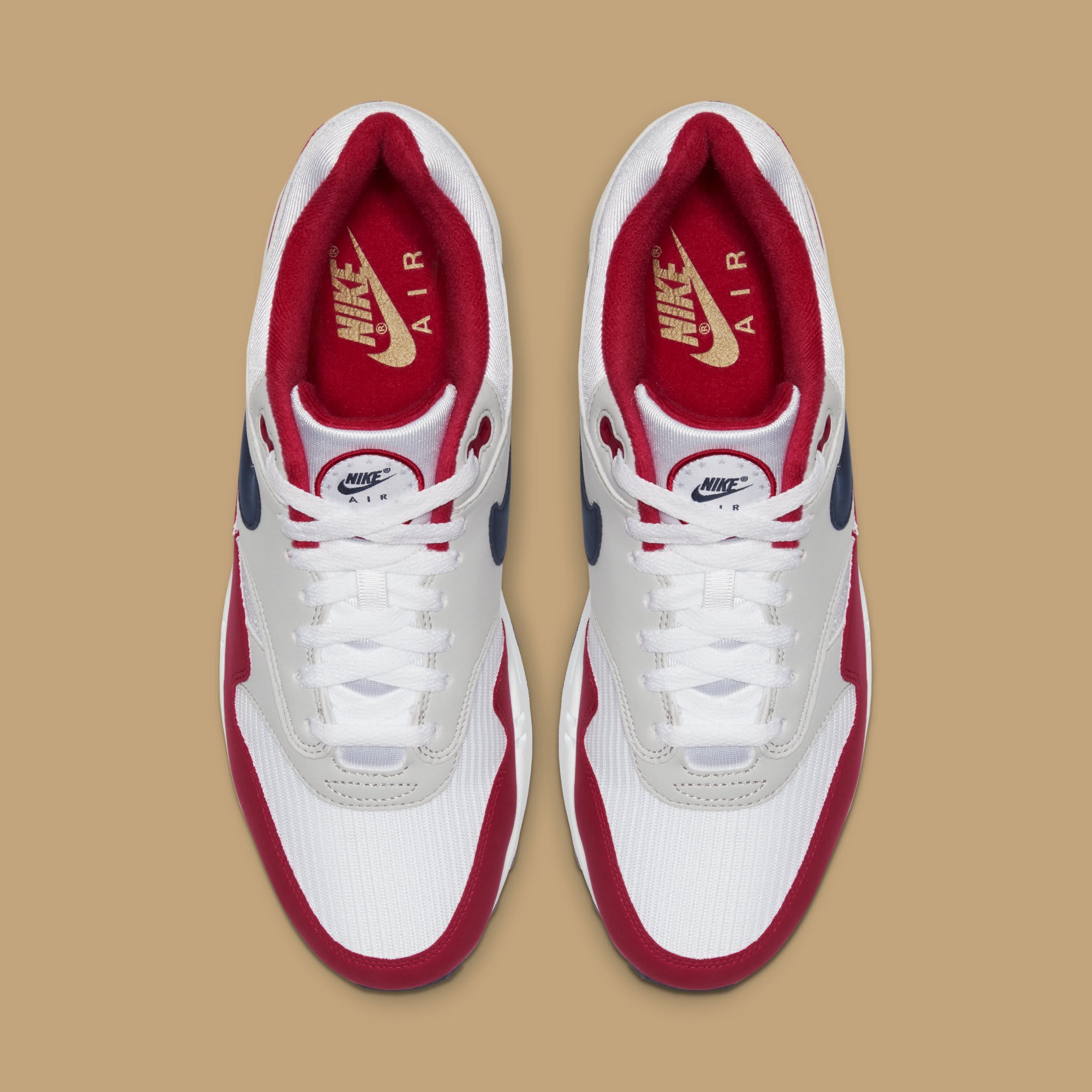 Nike Air Max 1 'Fourth of July' CJ4283-100 (Top)