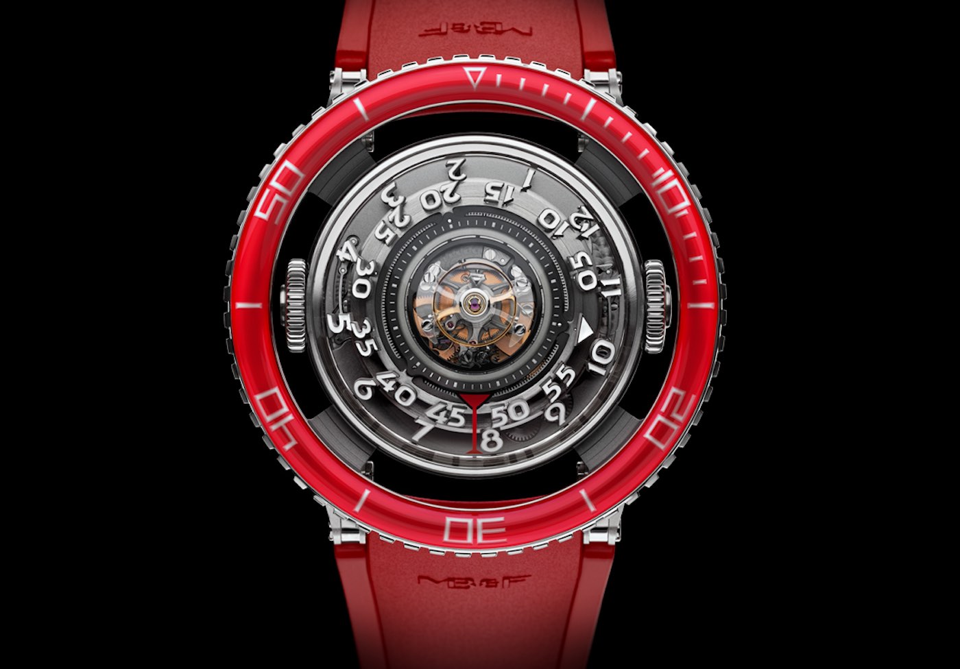 MB&F HM7 Aquapod Platinum Red Watch Brings More Than Just Color To The Aquapod Range Watch Releases 