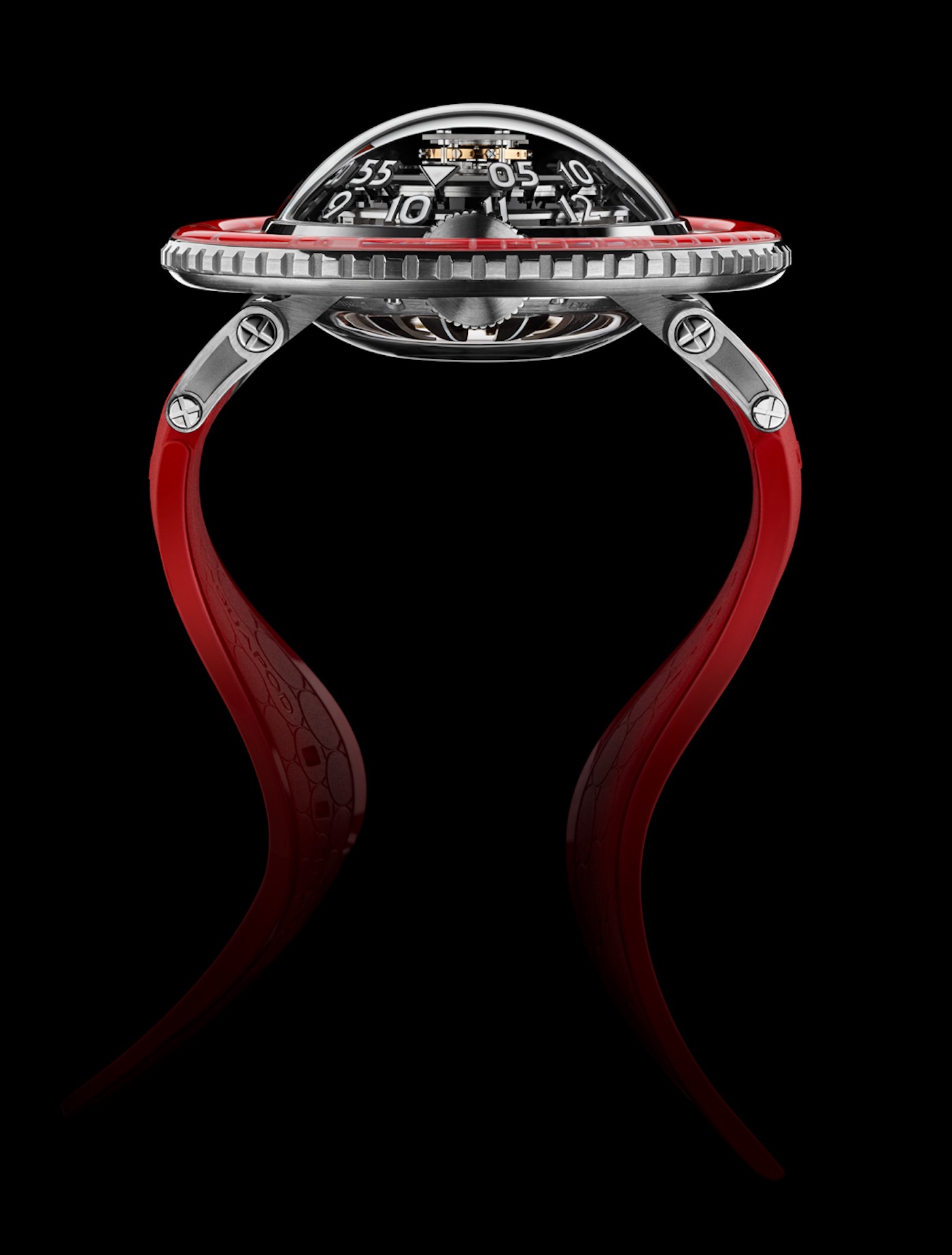 MB&F HM7 Aquapod Platinum Red Watch Brings More Than Just Color To The Aquapod Range Watch Releases 