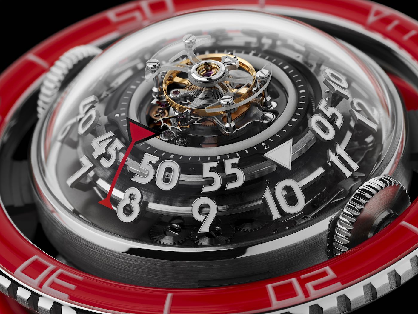 MB&F HM7 Aquapod Platinum Red Watch Brings More Than Just Color To The Aquapod Range Watch Releases 