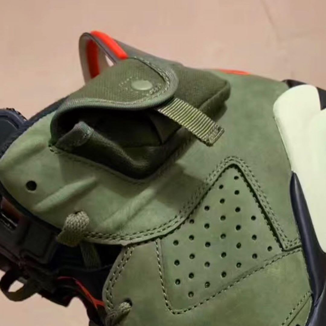 Travis Scott x Air Jordan 6 'Medium Olive' (Pocket)