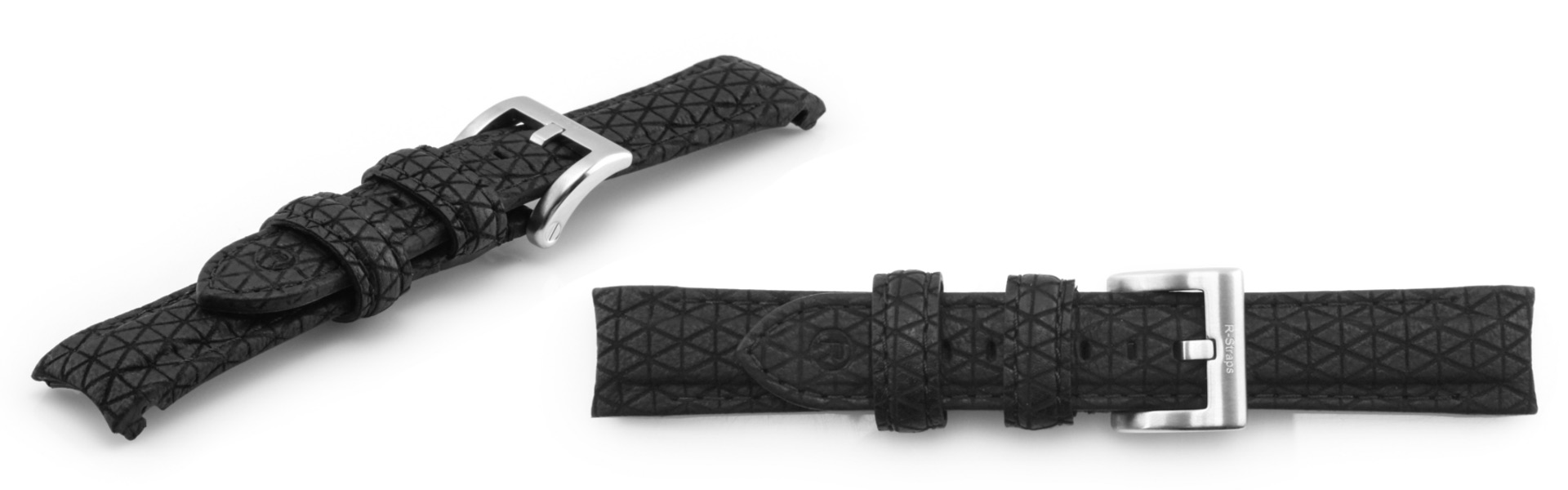 R-Strap Leather & Rubber Watch Straps Luxury Items 