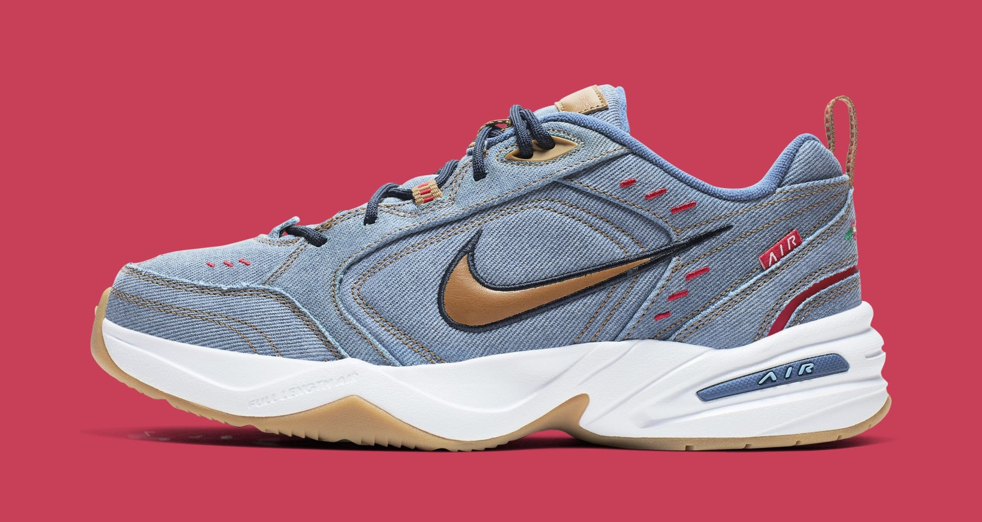 Nike Air Monarch 4 'Father's Day 2019' AV6676-400 (Lateral)