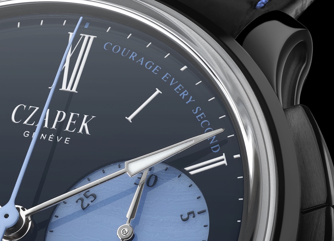 Czapek & Cie Supports Only Watch With A Unique Onyx And Chalcedony Chronograph Watch Sales & Auctions Watch Releases 