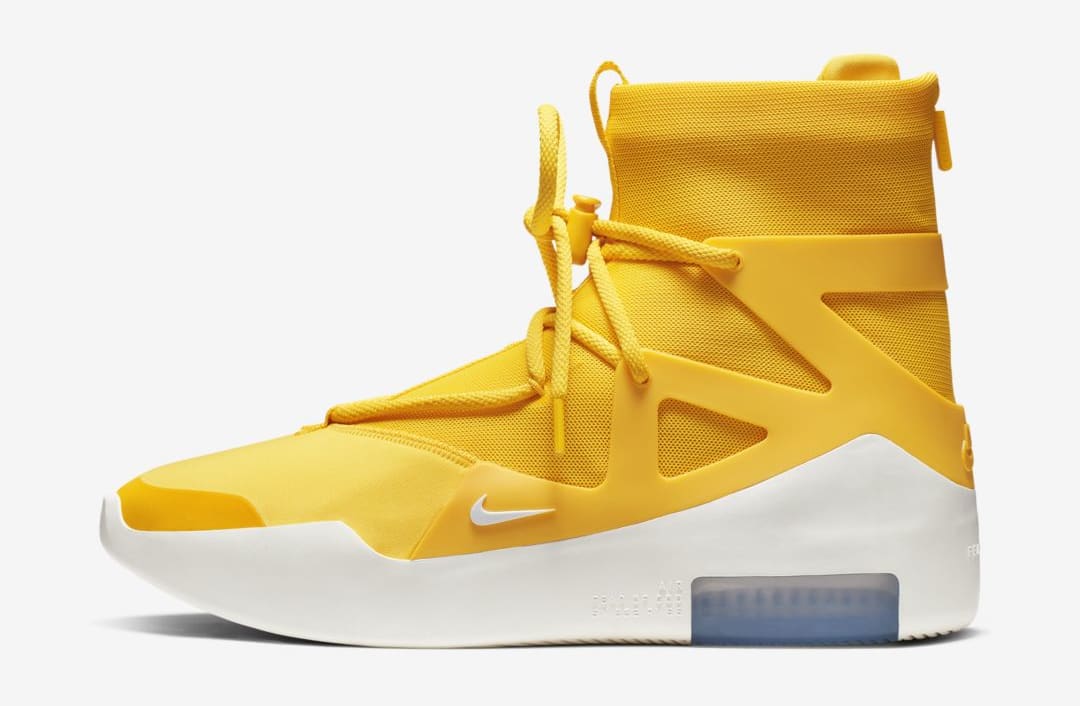 Nike Air Fear of God 1 'Amarillo' (Lateral)