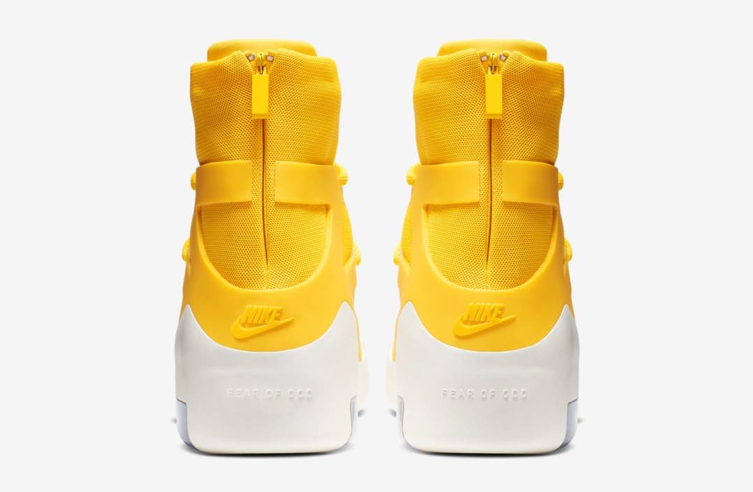 Nike Air Fear of God 1 'Amarillo' (Heel)