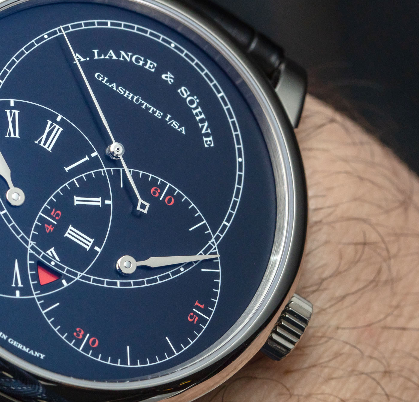 A. Lange & Söhne Richard Lange Jumping Seconds 252.029 Watch Hands-On Hands-On 