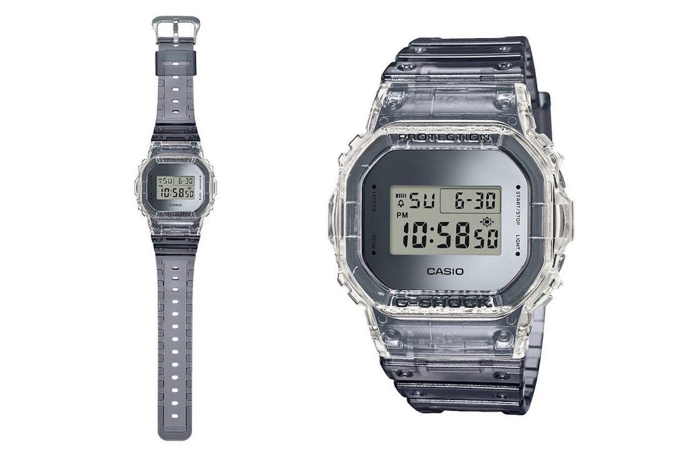 Casio G-Shock Clear Skeleton Series Gets Five New Models Watch Releases 