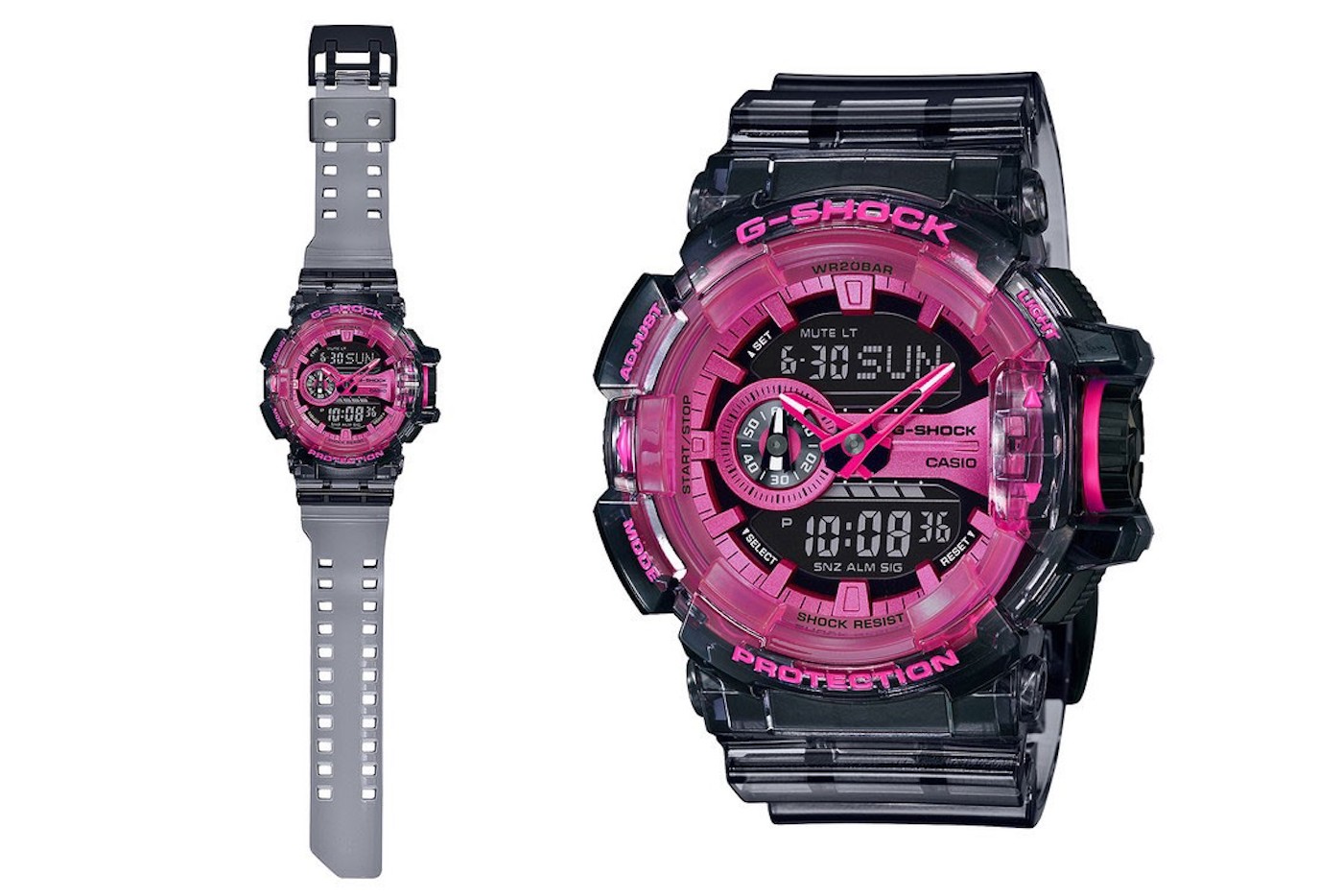 Casio G-Shock Clear Skeleton Series Gets Five New Models Watch Releases 