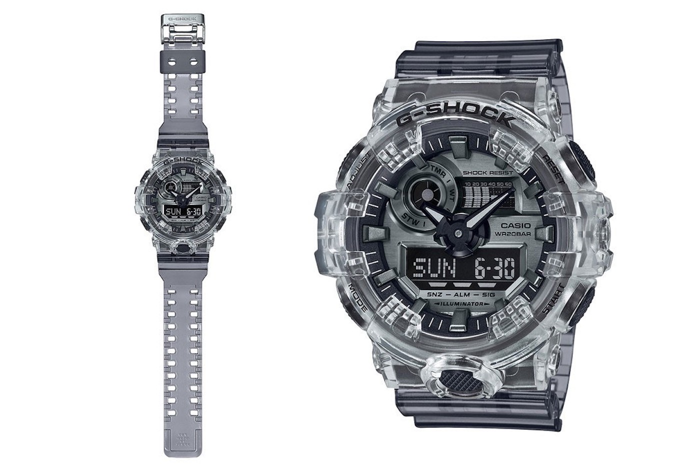 Casio G-Shock Clear Skeleton Series Gets Five New Models Watch Releases 