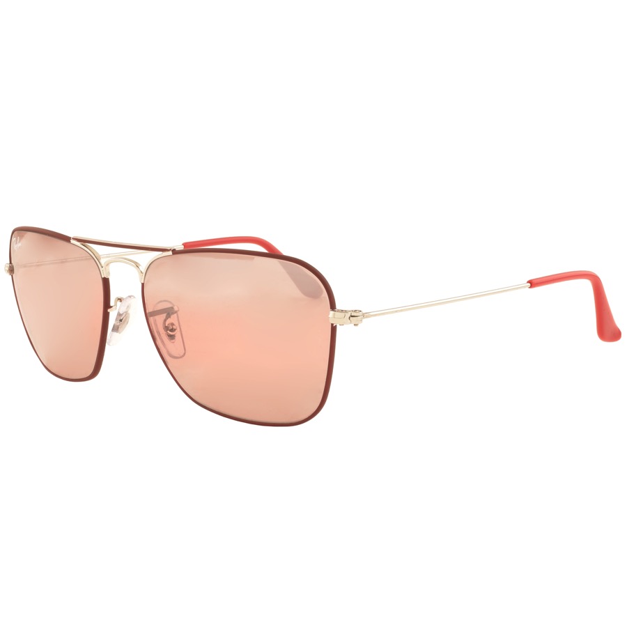 Ray Ban 3136 Caravan Sunglasses In Red, .