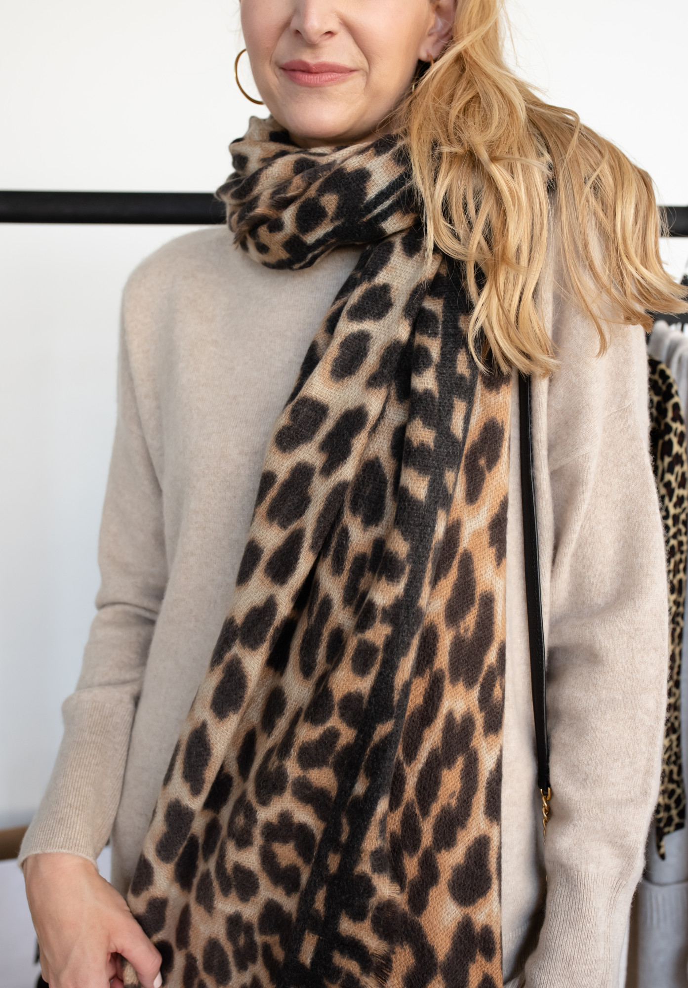 leopard scarf