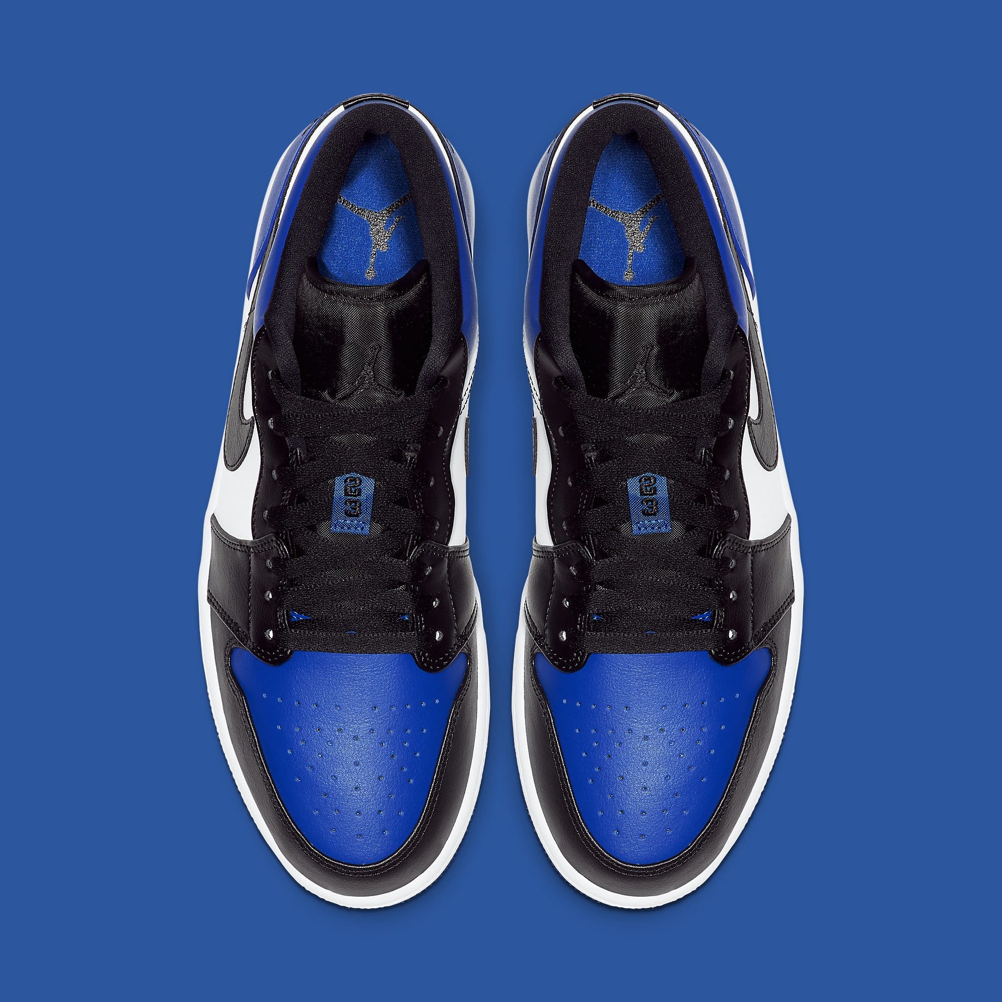 Air Jordan 1 Low Royal Toe Release Date CQ9446-400 Top