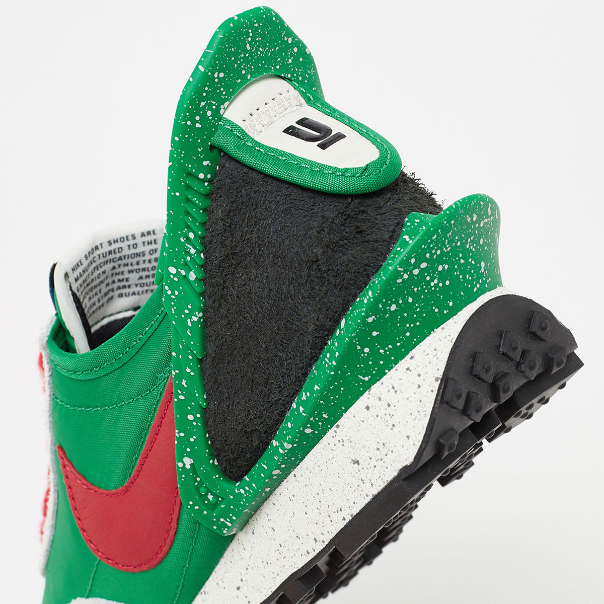 Undercover x Nike Daybreak 'Lucky Green' CJ3295-300 Heel